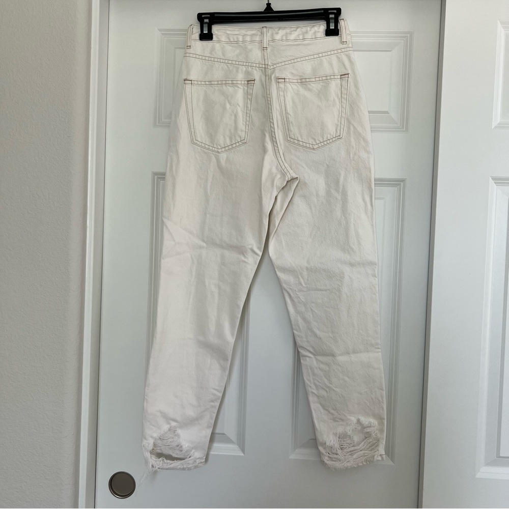 TOPSHOP White Mom Jeans - Picture 8 of 11